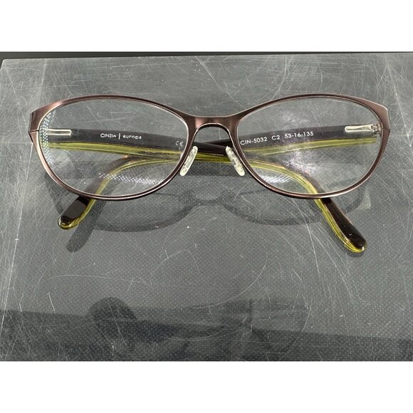 Cinzia Designs CIN-5032 Frames Lemon/Chocolate 53-16-135 (C8-19) - Picture 16 of 16